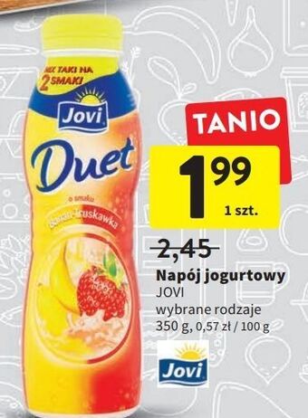 Intermarche Jogurt banan-truskawka jovi duet oferta
