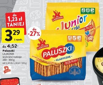 Intermarche Paluszki słone lajkonik oferta