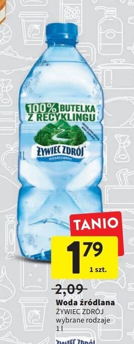 Intermarche Woda niegazowana żywiec zdrój oferta