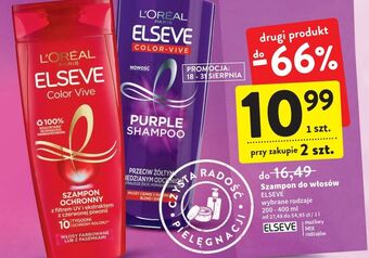 Intermarche Szampon do włosów ochronny l'oreal elseve color-vive oferta