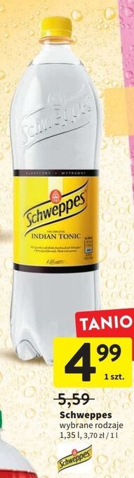 Intermarche Napój indian tonic schweppes oferta