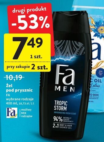 Intermarche Żel pod prysznic blue lotus fa magic oil oferta