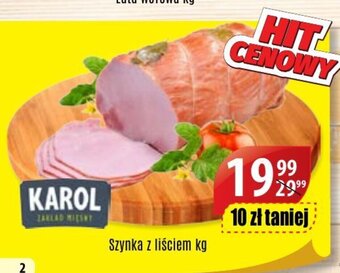 API MARKET Karol Szynka z liściem 1 kg oferta