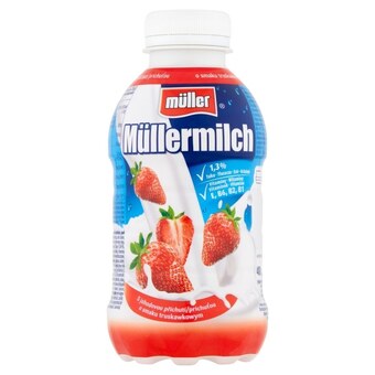 Polomarket Müller müllermilch napój mleczny o smaku truskawkowym 400 g oferta