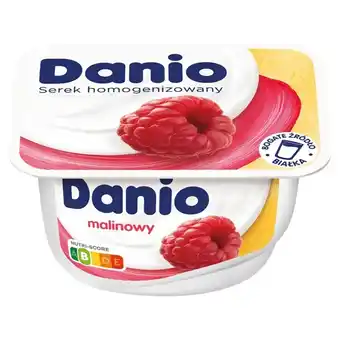 Społem Danio serek homogenizowany malinowy 140 g oferta