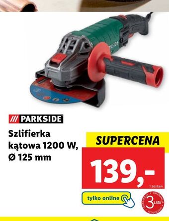 Lidl Szlifierka kątowa 1200 w parkside oferta