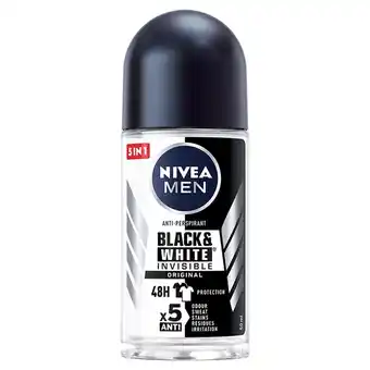 Lidl Nivea men black&white invisible original antyperspirant w kulce 50 ml oferta