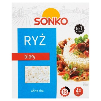 Społem Sonko ryż biały 400 g (4 x 100 g) oferta
