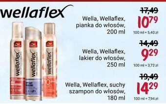 Rossmann Lakier do włosów 2 dniowa objętość wellaflex oferta