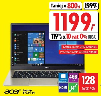 Media Expert Laptop acer oferta
