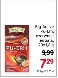 Rossmann Herbata grapefruit big-active pu-erh oferta