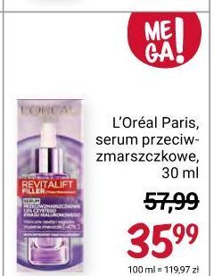 Rossmann Serum przeciwzmarszczkowe l'oreal revitalift filler [kwas hialuronowy] oferta