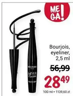 Rossmann Eyeliner nr 001 bourjois liner pinceau oferta