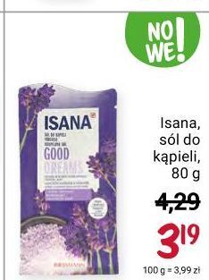 Rossmann Sól do kąpieli good dreams z olejkiem lawendowym isana oferta