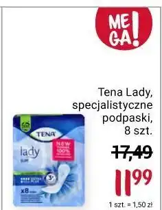 Rossmann Podpaski anatomiczne extra plus tena lady slim oferta