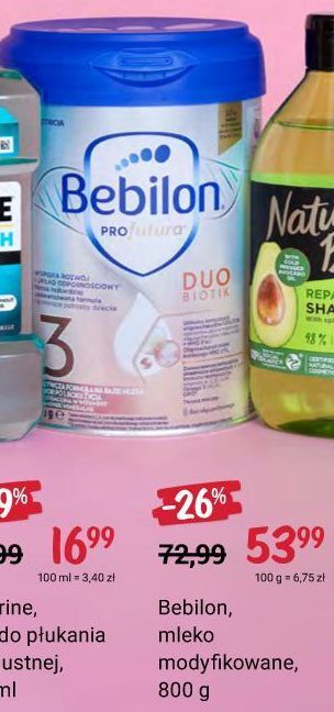 Rossmann Mleko 3 bebilon profutura oferta