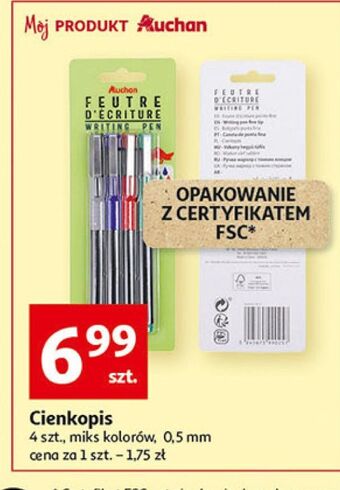 Cienkopisy auchan