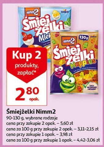 Auchan Żelki nimm2 śmiejżelki happies oferta