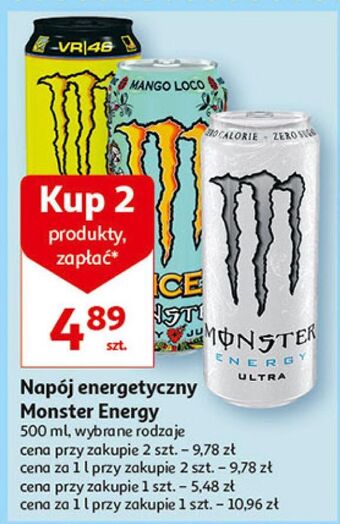 Auchan Napój energetyczny monster energy ultra oferta