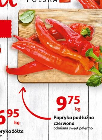 Auchan Papryka podłużna czerwona oferta