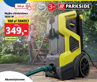 Myjka ciśnieniowa 1800 w parkside