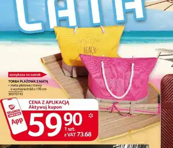 Selgros Torba plażowa z matą oferta