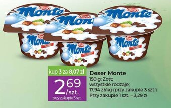 Stokrotka Express Zott Monte Deser 150 g oferta