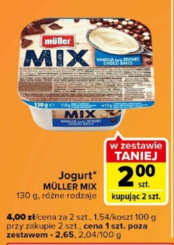 Carrefour Müller Mix Jogurt 130 g oferta