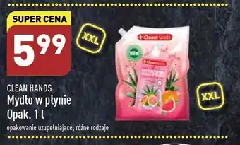 ALDI Mydło w płynie odświeżające aloes i grejpfrut cleanhands oferta