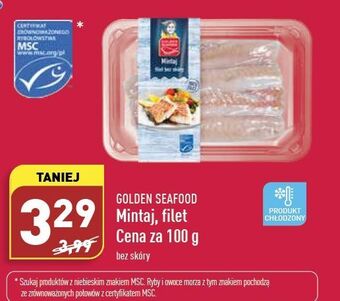 ALDI Mintaj filety bez skóry golden seafood oferta