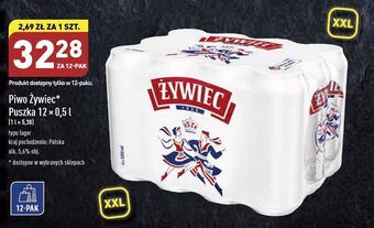 ALDI Piwo żywiec jasne pełne oferta