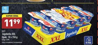 Jogurt truskawka + jogurt brzoskwinia zott jogobella