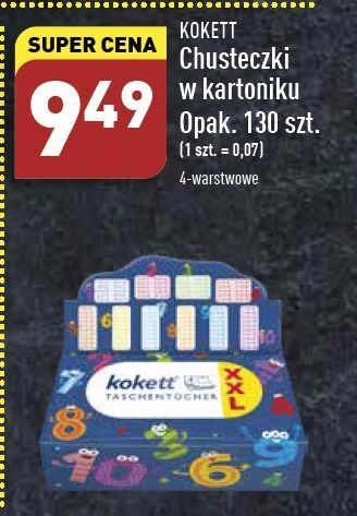 ALDI Chusteczki higieniczne 4-warstwowe kokett oferta
