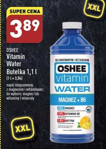 ALDI Napój magnez+b6 oshee vitamin water oferta