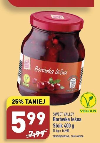 ALDI Borówka leśna sweet valley oferta