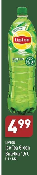 ALDI Herbata mrożona classic lipton green ice tea oferta