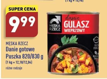 ALDI Gulasz wieprzowy stoczek męska rzecz oferta