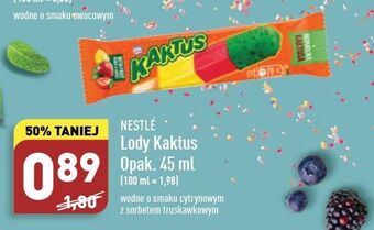 ALDI Lody cytrynowo-truskawkowe nestle kaktus oferta