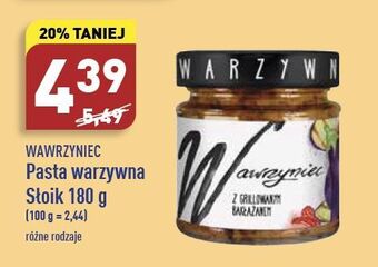 ALDI Pasta z grillowanym bakłażanem wawrzyniec oferta