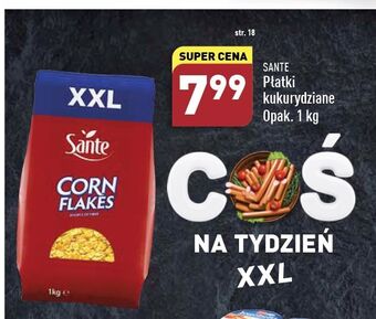ALDI Płatki corn flakes sante oferta