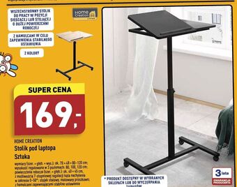 ALDI Stolik pod laptopa home creation oferta