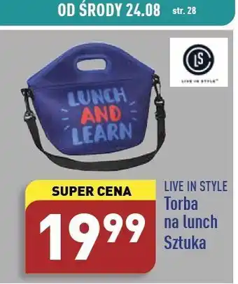 ALDI Torba na lunch live in style oferta