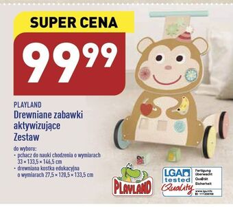 ALDI Kostka edukacyjna drewniana playland oferta