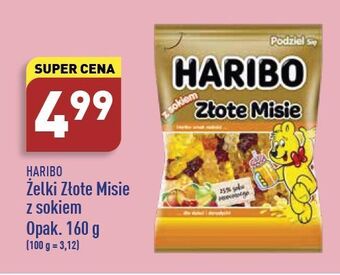 ALDI Żelki haribo złote misie oferta