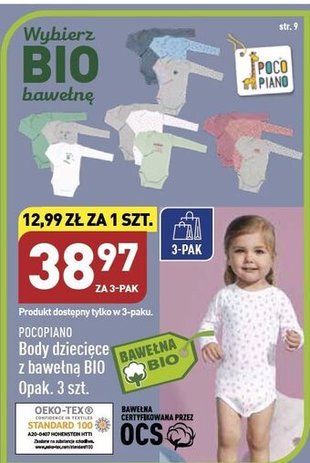 ALDI Body dziecięce bio pocopiano oferta