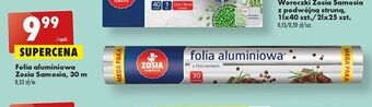 Biedronka Folia aluminiowa 30 m z tłoczeniem zosia samosia oferta