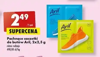 Biedronka Saszetka zapachowa do butów cool fresh aril oferta