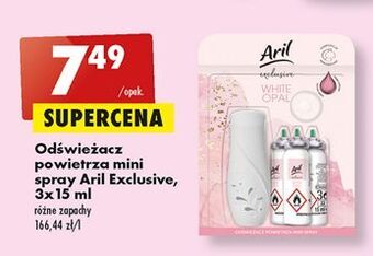 Biedronka Odświeżacz powietrza white opal aril exclusive oferta