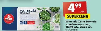 Biedronka Woreczki strunowe 1 l zosia samosia oferta