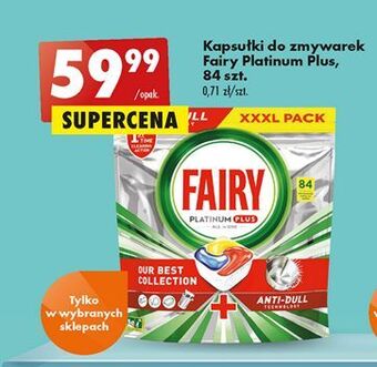 Biedronka Kapsułki do zmywarki lemon fairy platinum plus oferta